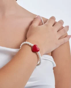 Bijou Brigitte Braccialetto - Heart Pearl