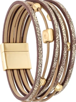 Outlet Bijou Brigitte Braccialetto - Matte Gold