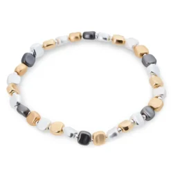 Sale Bijou Brigitte Braccialetto - Metallic Blocks