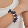 Best Bijou Brigitte Braccialetto - Navy Pearls