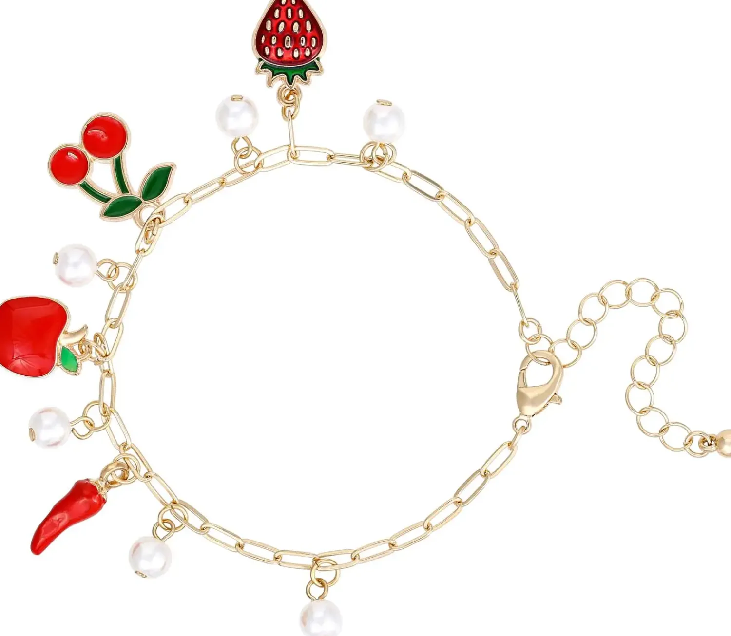 Sale Bijou Brigitte Braccialetto - Red Fruits