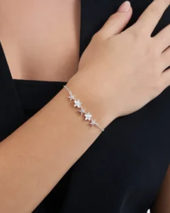 Bijou Brigitte Braccialetto - Silver Blossom