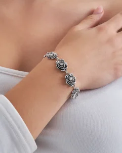 Sale Bijou Brigitte Braccialetto - Silver Rose