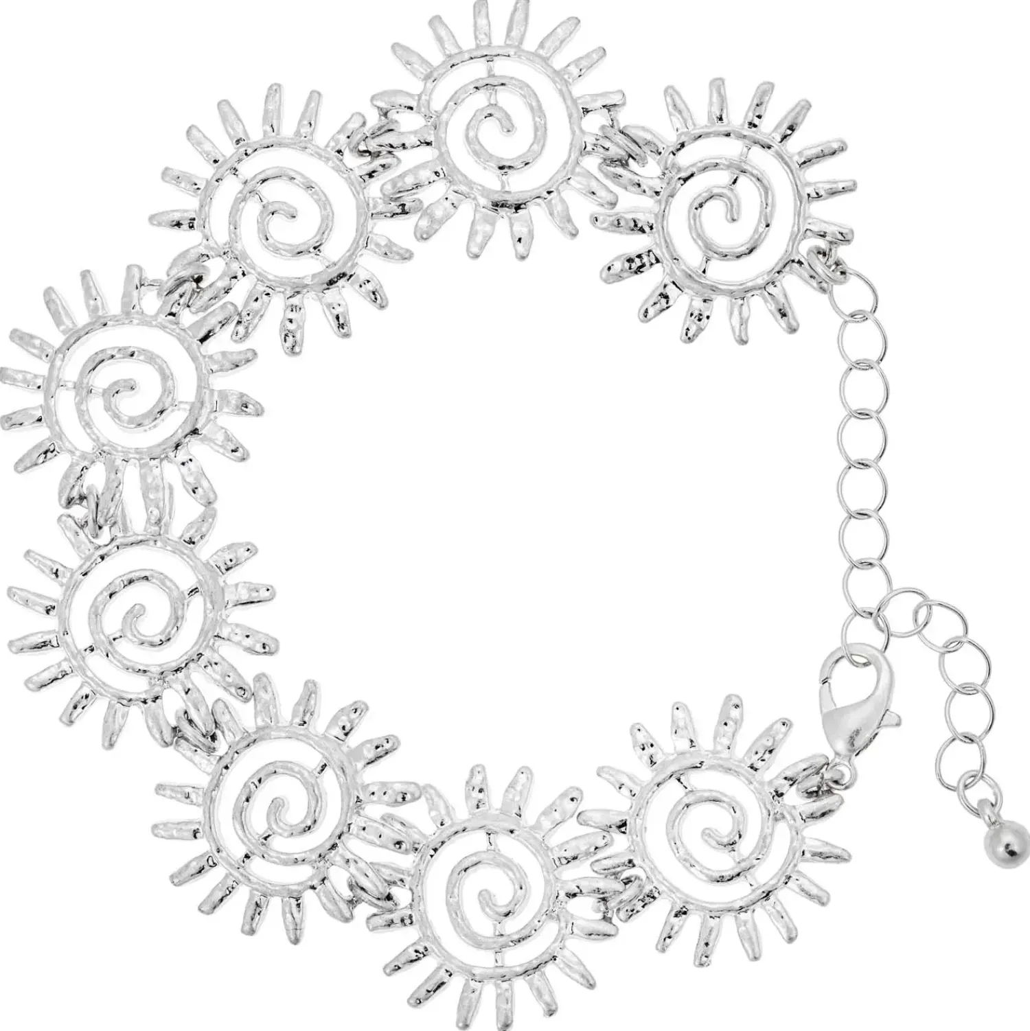 Outlet Bijou Brigitte Braccialetto - Silver Swirls