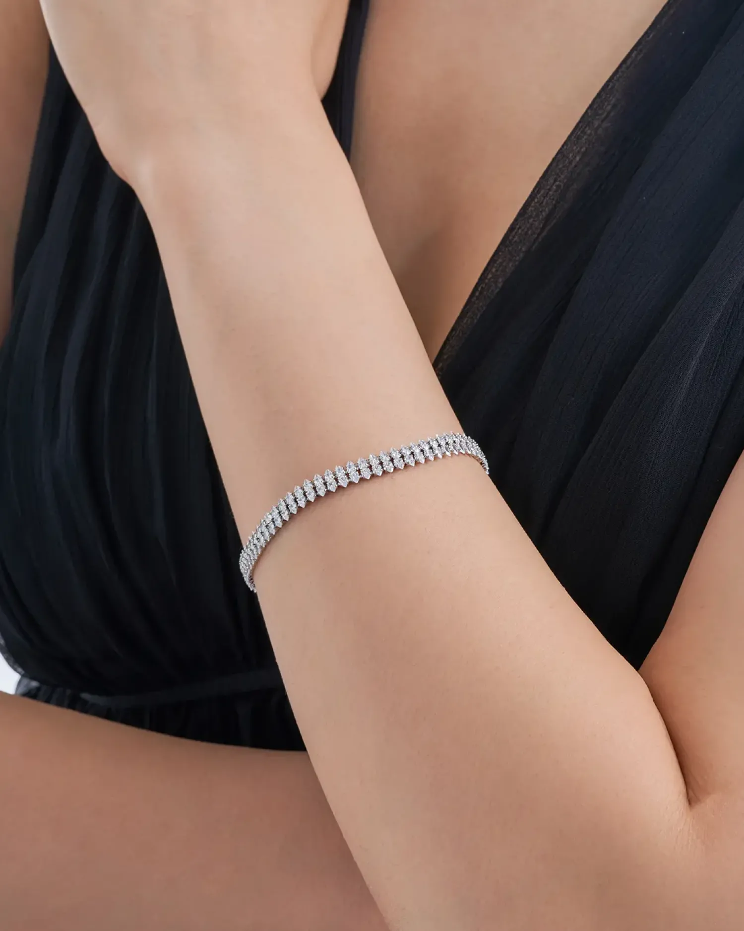 Clearance Bijou Brigitte Braccialetto - Simple Zirconia
