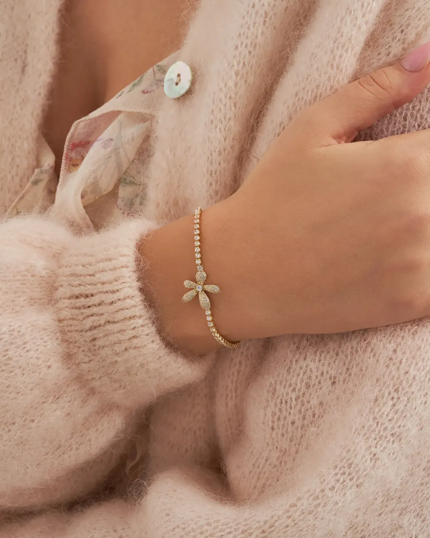Outlet Bijou Brigitte Braccialetto - Sparkling Flower
