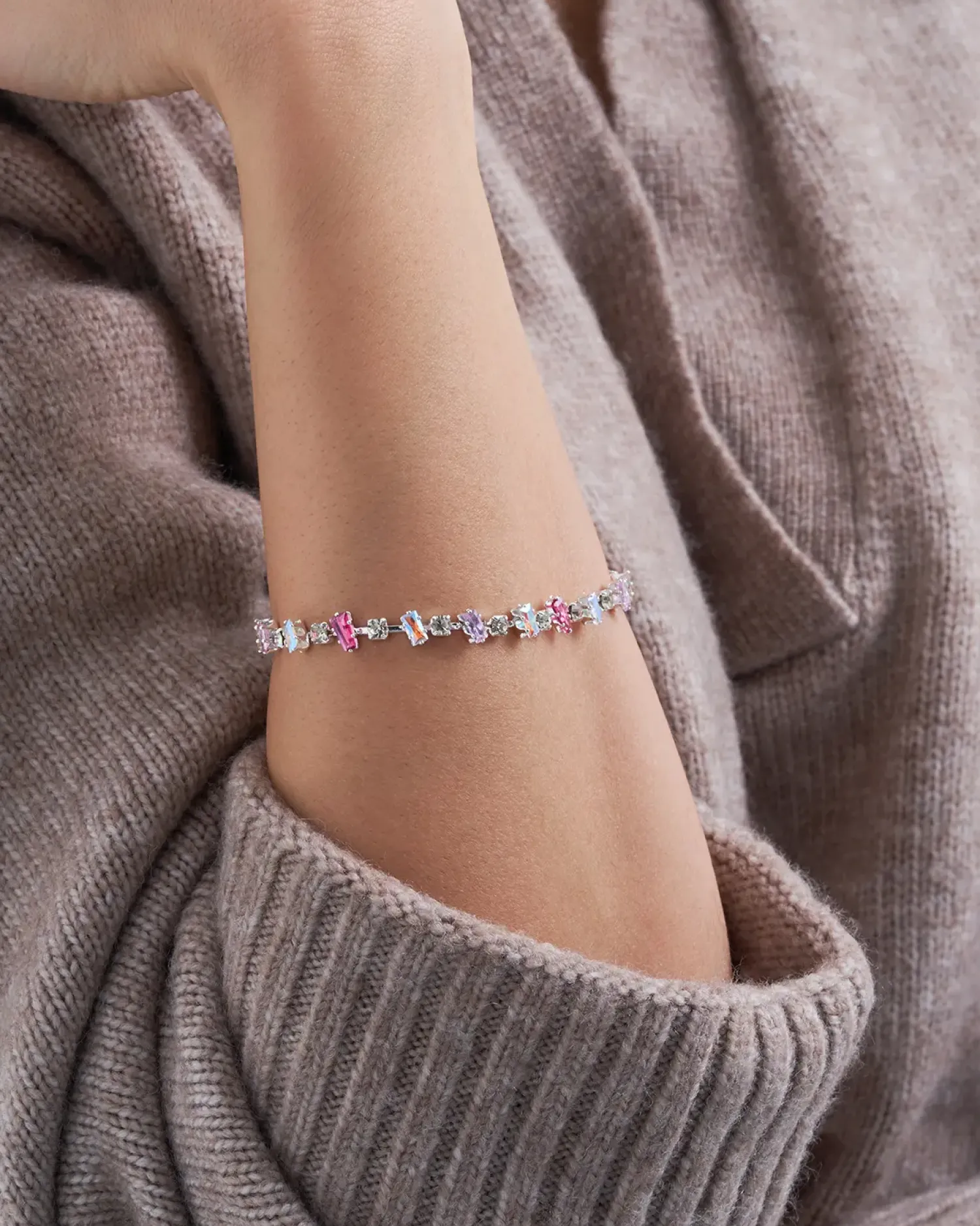 Online Bijou Brigitte Braccialetto - Sparkling Square