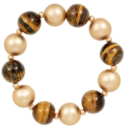Bijou Brigitte Braccialetto - Tiger Eye