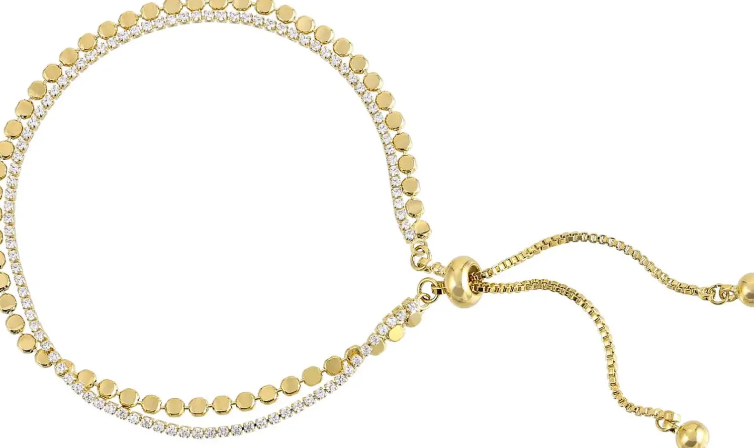 Clearance Bijou Brigitte Braccialetto - Zirconia Gleam