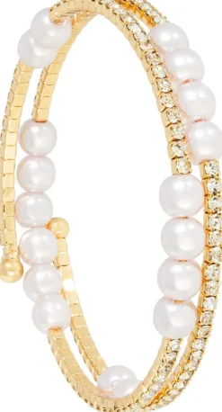 Discount Bijou Brigitte Bracciale - White Pearl