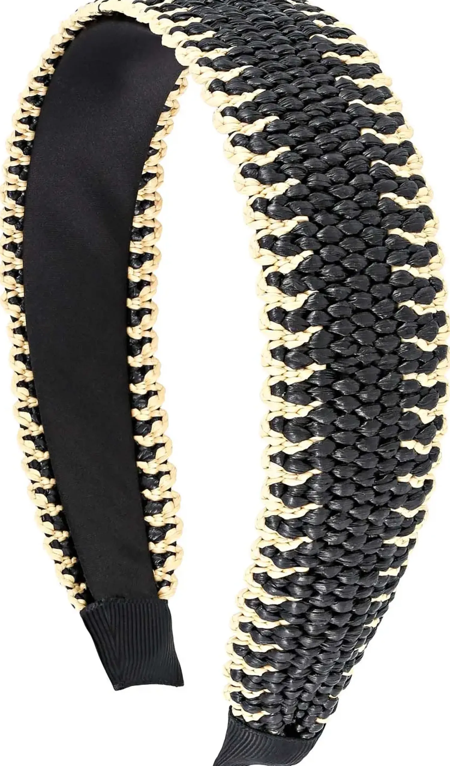 Online Bijou Brigitte Cerchietto - Black Raffia