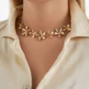 New Bijou Brigitte Choker - Gilded Flower