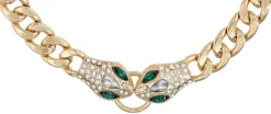New Bijou Brigitte Choker - Golden Snake