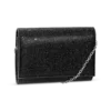 Hot Bijou Brigitte Clutch - Black Fireworks