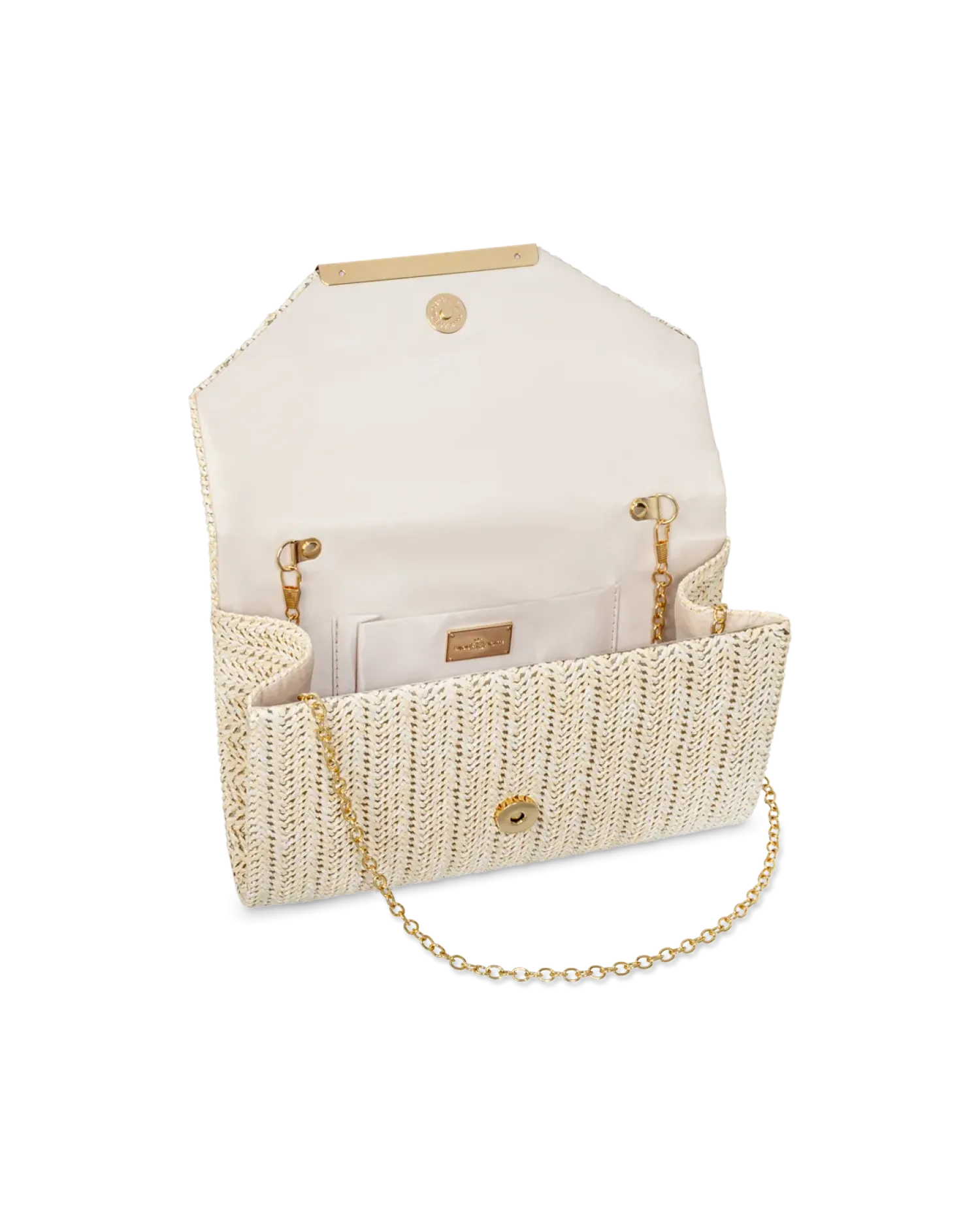New Bijou Brigitte Clutch box - Beige Beach