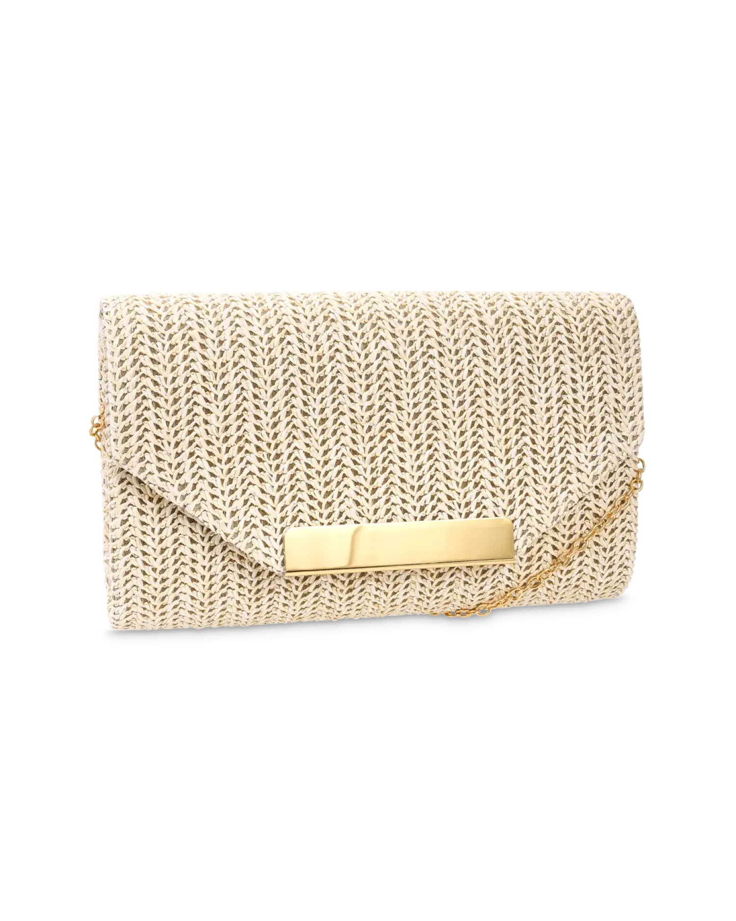 New Bijou Brigitte Clutch box - Beige Beach