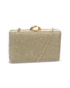 Sale Bijou Brigitte Clutch box - Glamorous Gold