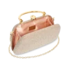 Outlet Bijou Brigitte Clutch box - Rose Sparkle