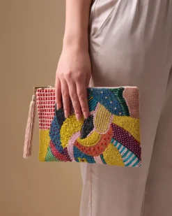 Outlet Bijou Brigitte Clutch - Colorful Beads