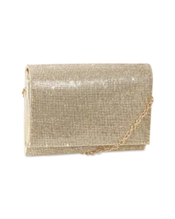 New Bijou Brigitte Clutch - Golden Fireworks