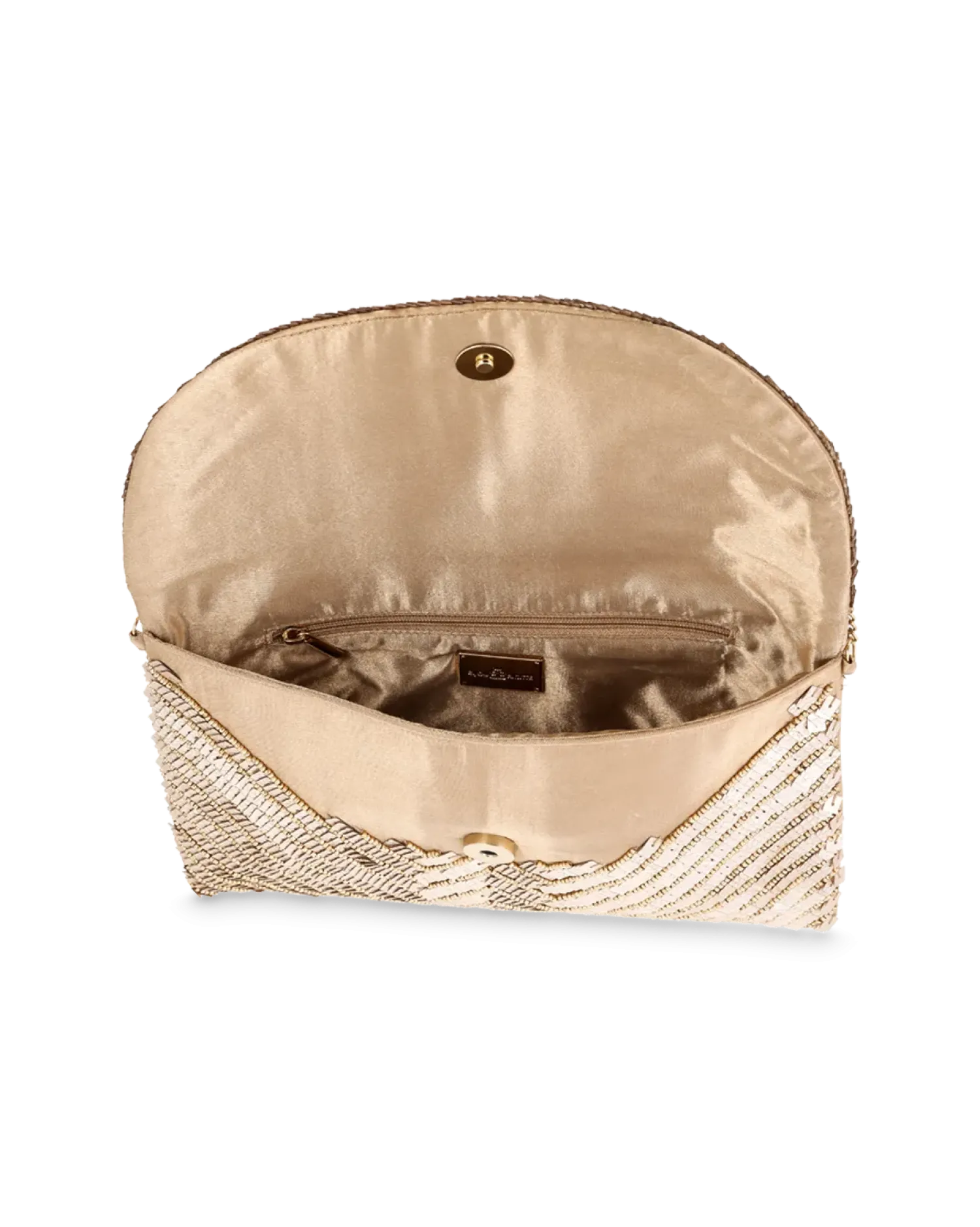 New Bijou Brigitte Clutch - Golden View