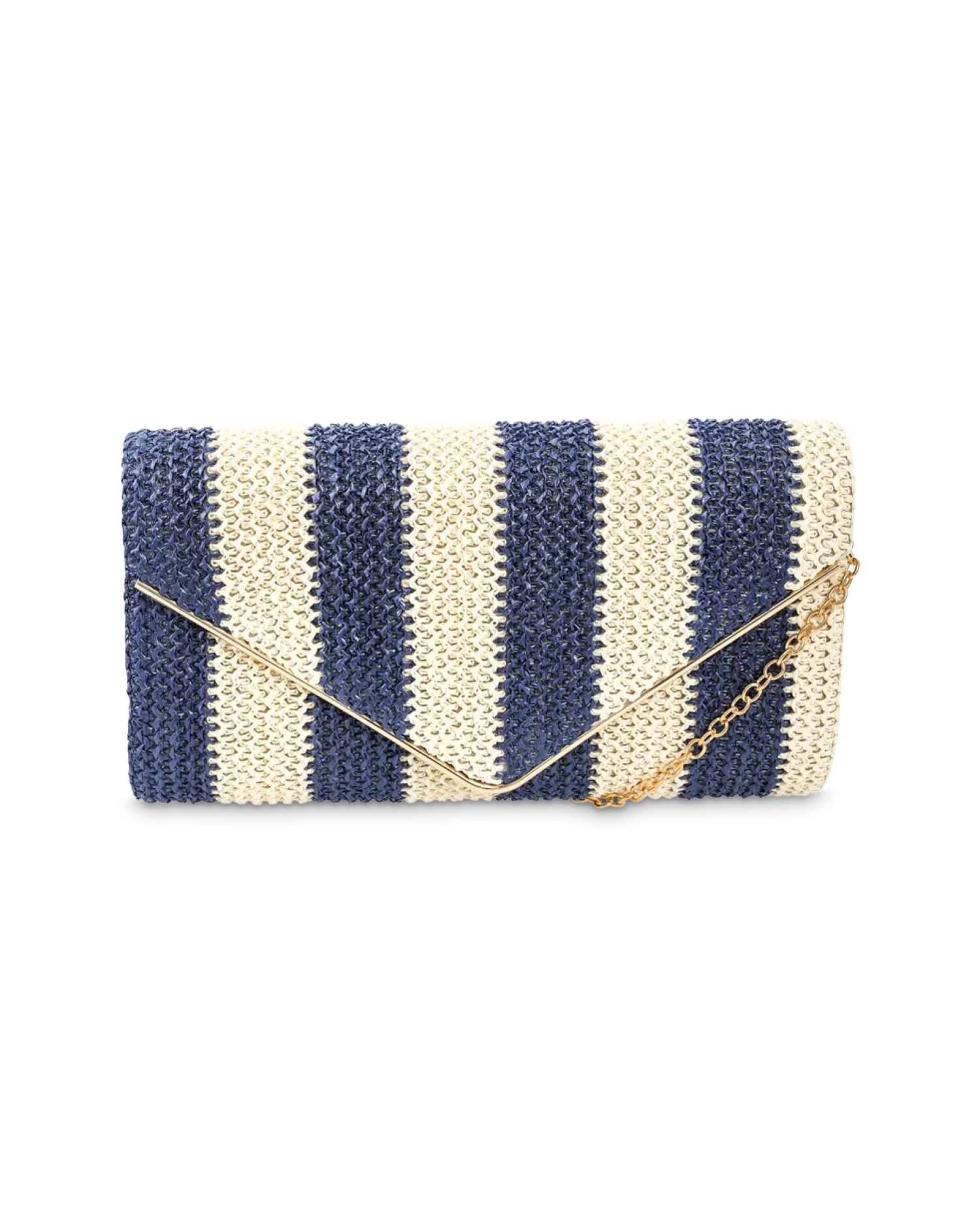 Bijou Brigitte Clutch - Maritime Stripes