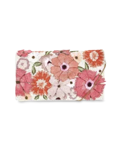 Sale Bijou Brigitte Clutch - Peach Floral