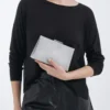 Online Bijou Brigitte Clutch - Shimmering Silver