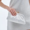 New Bijou Brigitte Clutch - White Glam