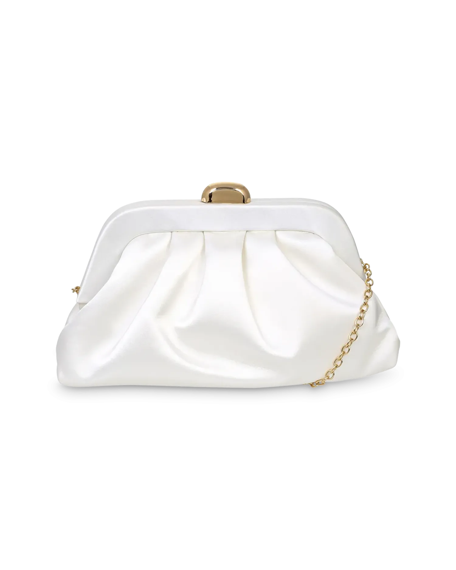 New Bijou Brigitte Clutch - White Glam