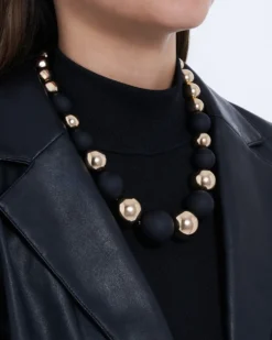 Outlet Bijou Brigitte Collana - Alternating Pearls