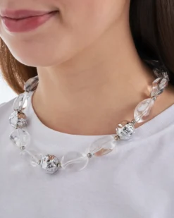 Sale Bijou Brigitte Collana - Asymmetrical Transparent