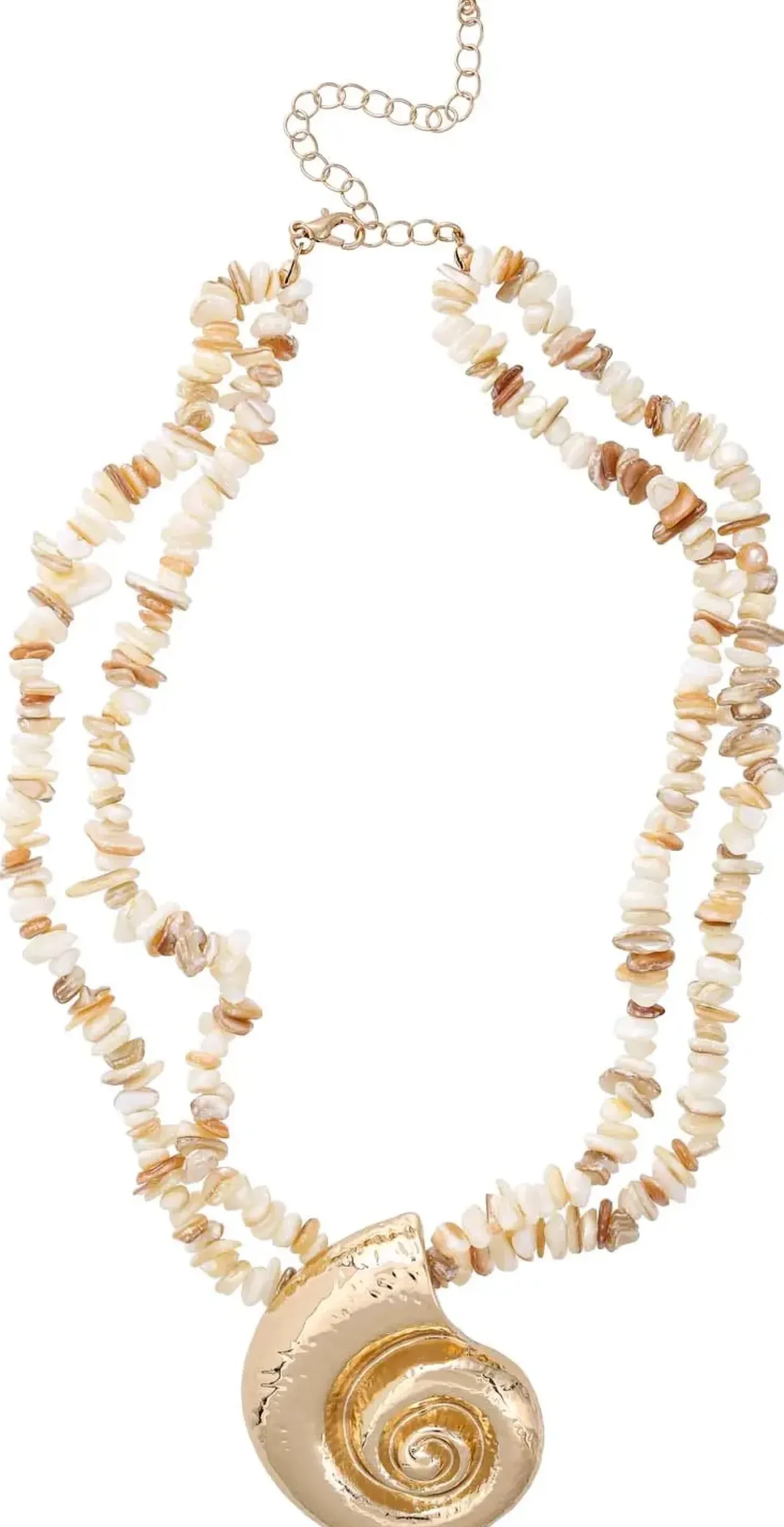 Clearance Bijou Brigitte Collana - Beige Shell