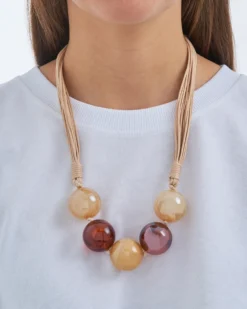 Bijou Brigitte Collana - Beige Wonder