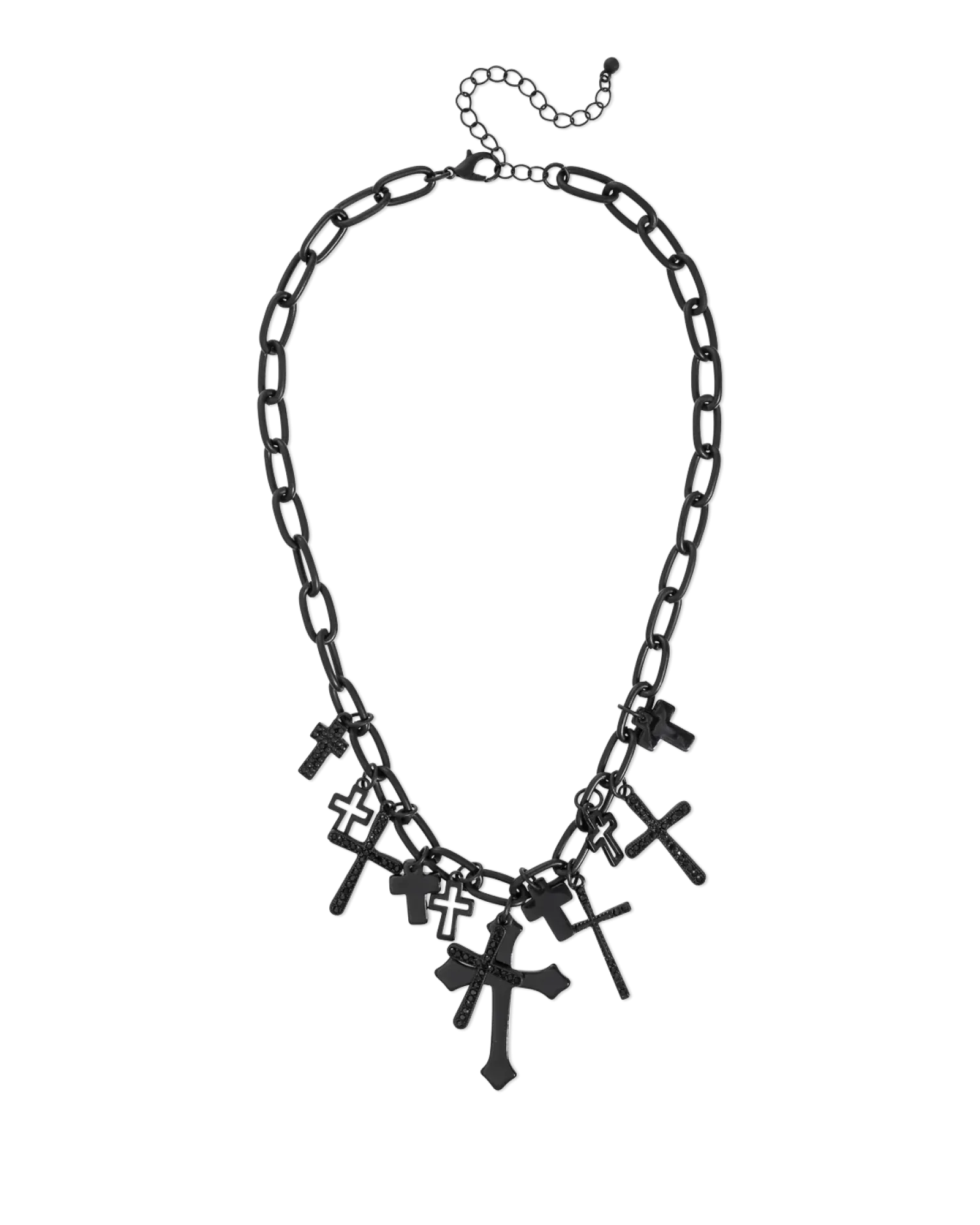Bijou Brigitte Collana - Black Crosses