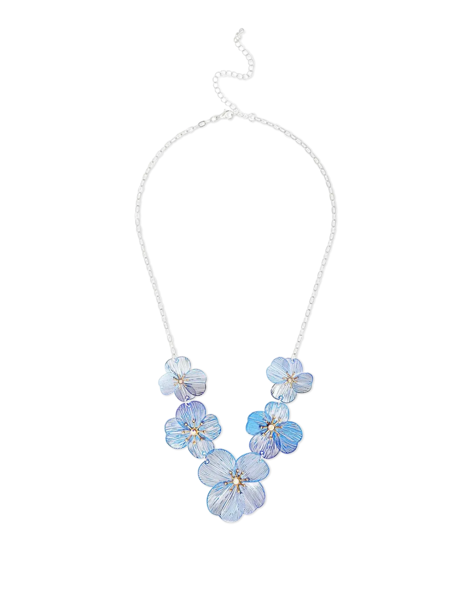 New Bijou Brigitte Collana - Blue Blossoms