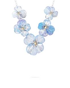 New Bijou Brigitte Collana - Blue Blossoms
