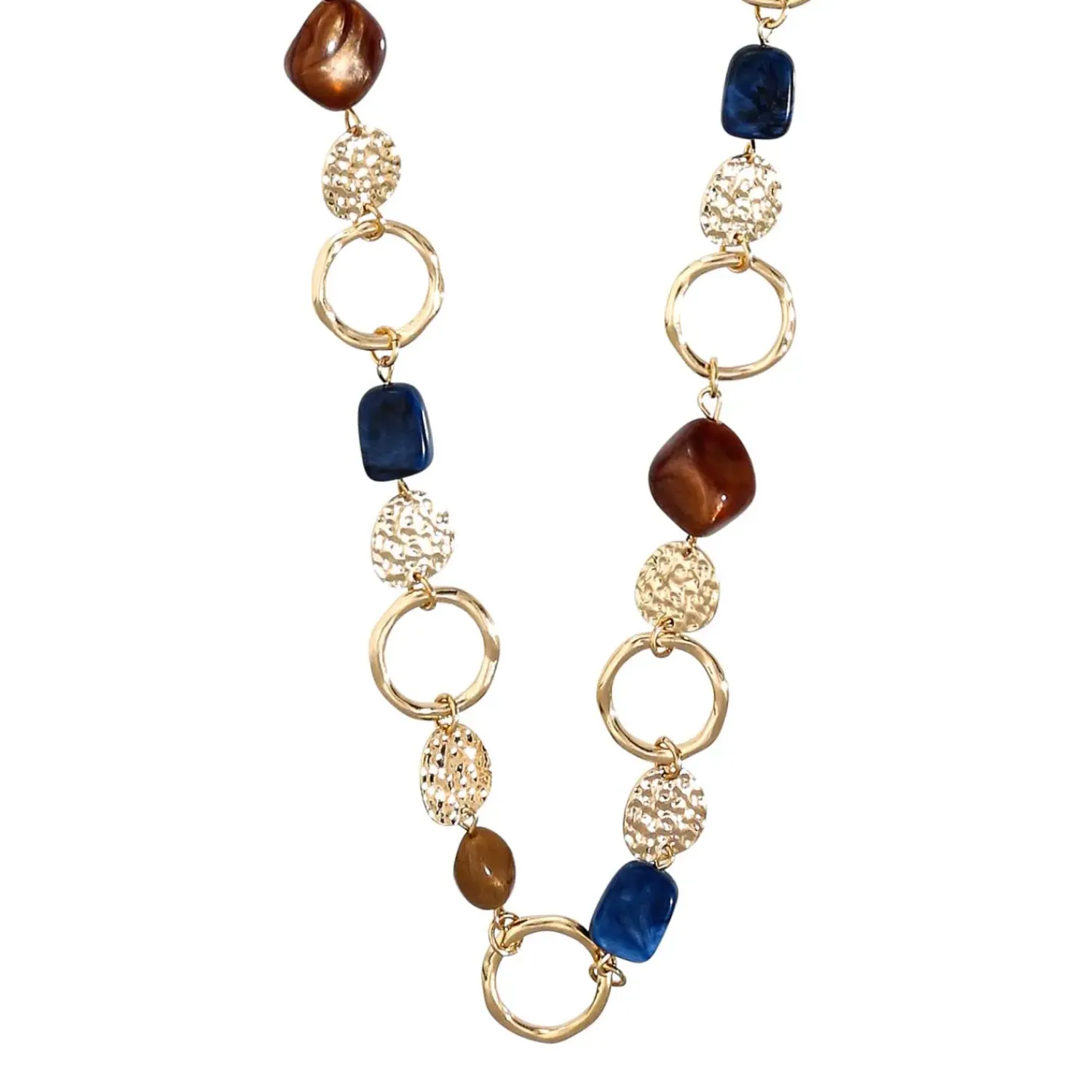 Sale Bijou Brigitte Collana - Blue Brown