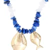 Clearance Bijou Brigitte Collana - Blue Shells
