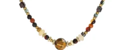 Best Bijou Brigitte Collana - Brown Agate