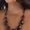 Bijou Brigitte Collana - Brown Circles