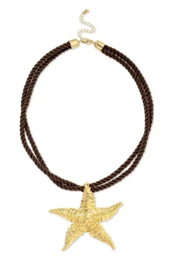 Discount Bijou Brigitte Collana - Brown Star