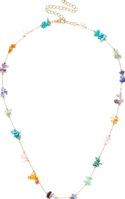Online Bijou Brigitte Collana - Colorful Aventurine