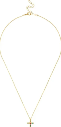 Discount Bijou Brigitte Collana - Colorful Cross