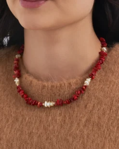 New Bijou Brigitte Collana - Coral Vacation