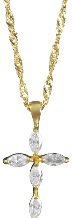Hot Bijou Brigitte Collana - Cross of Gold