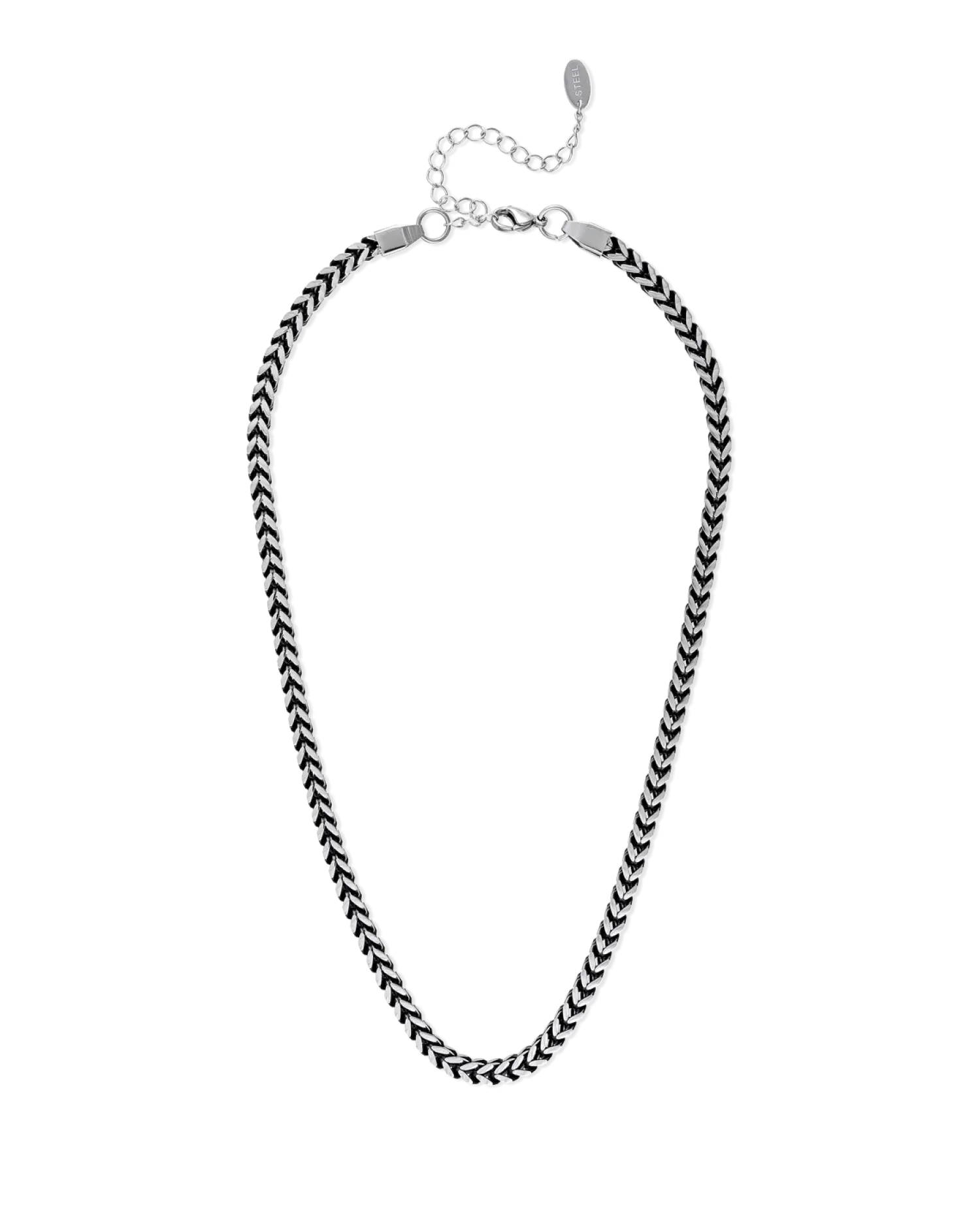 Bijou Brigitte Collana da uomo - Antique Silver