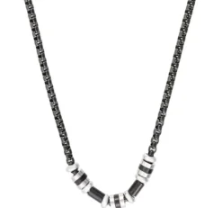 New Bijou Brigitte Collana da uomo - Black Phantom
