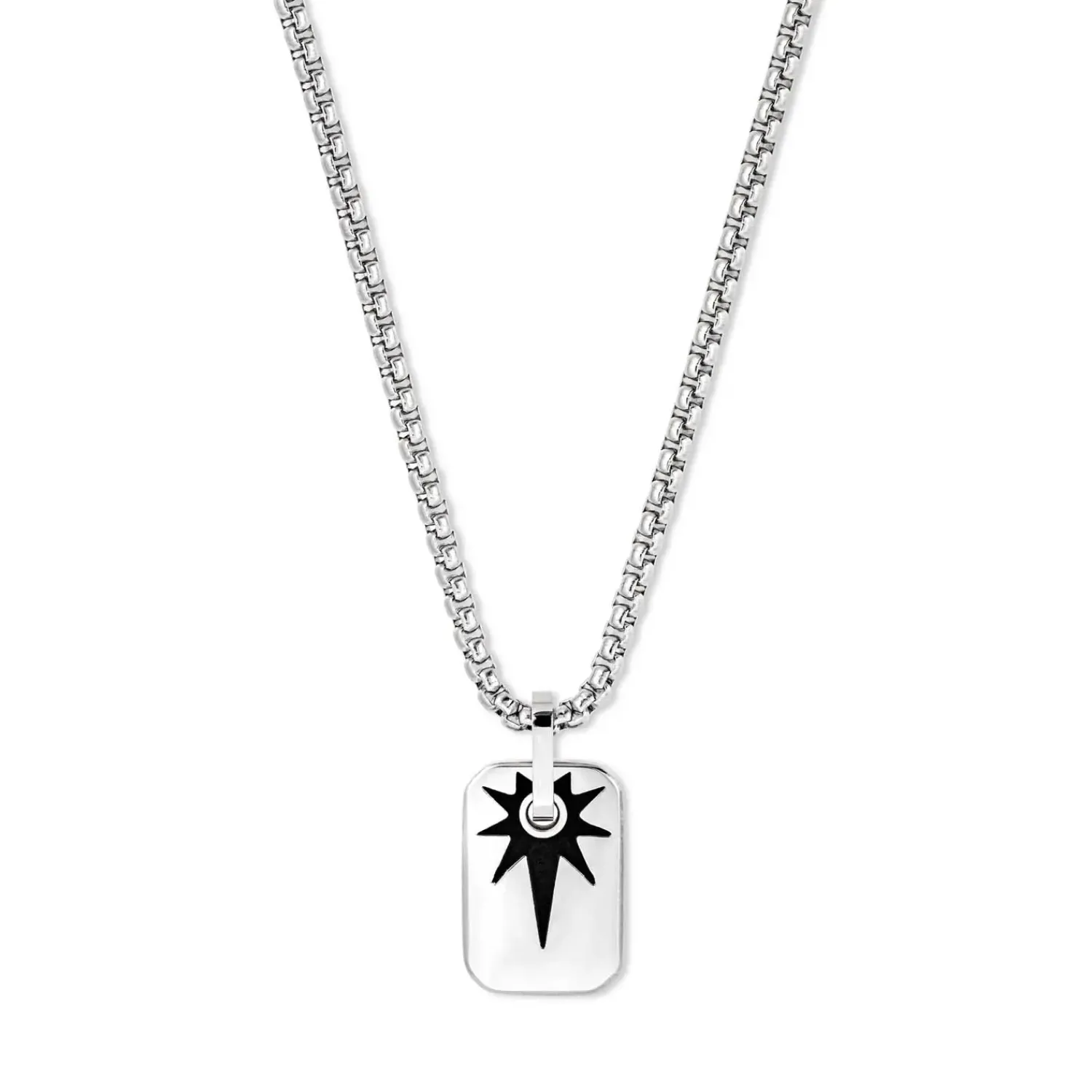 Discount Bijou Brigitte Collana da uomo - Black Starburst