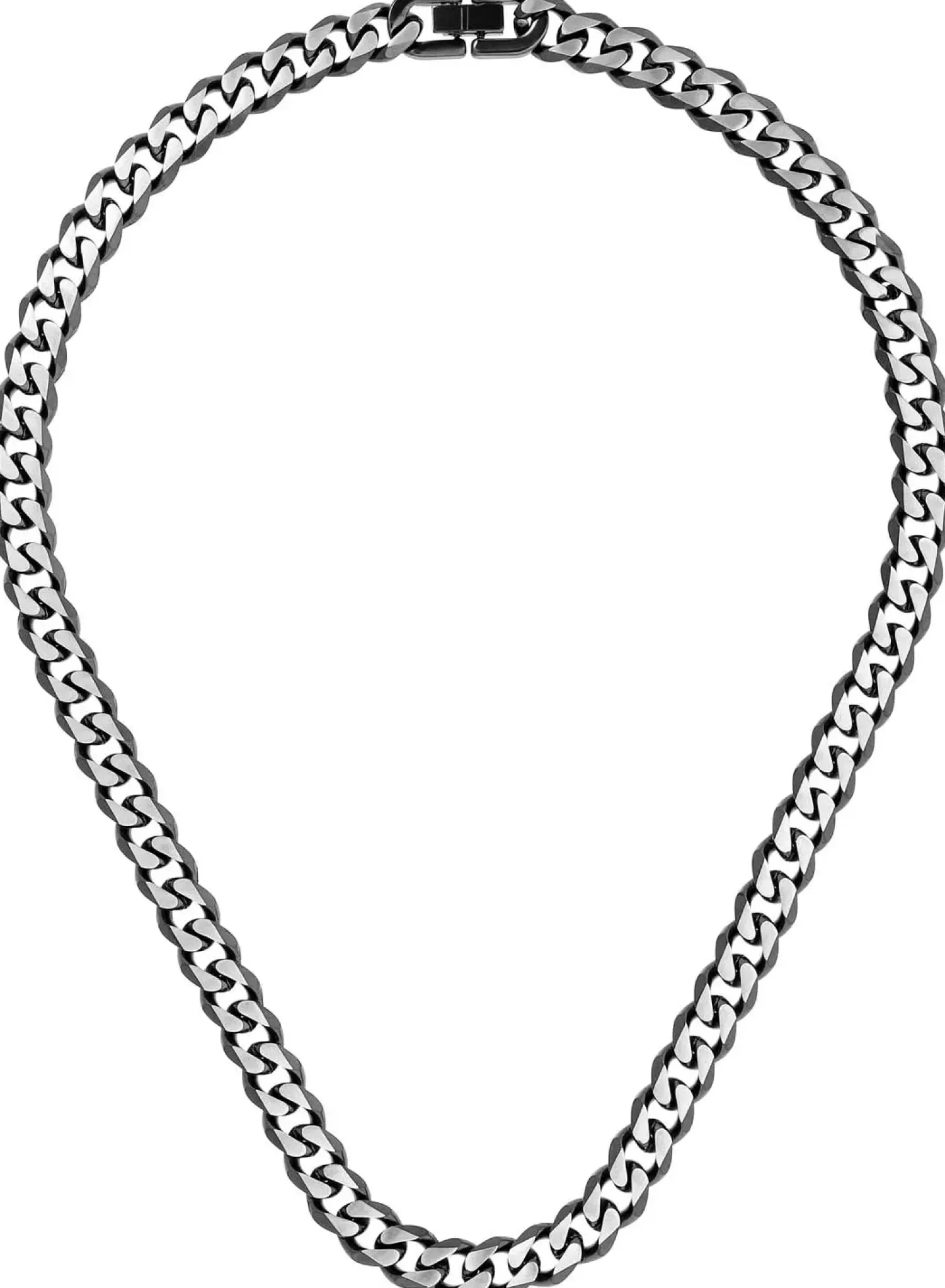 New Bijou Brigitte Collana da uomo - Black Steel